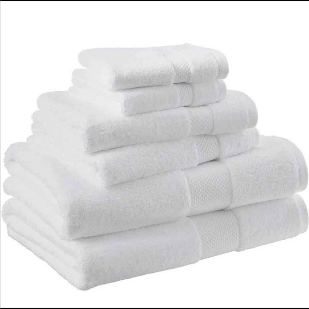 White towels